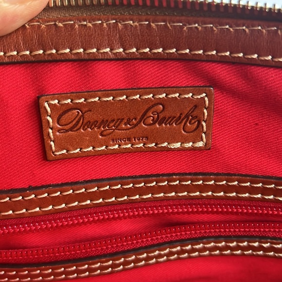 Dooney & Bourke Pink Pebbled Leather Zip Dome Satchel Crossbody bag - Picture 8 of 14